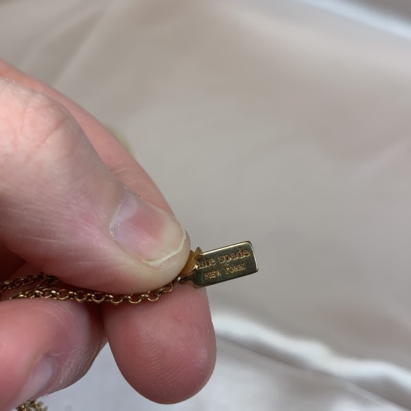 Kate Spade New York Initial Thoughts Pave 'E' Pendant Necklace 32" - Picture 9 of 13